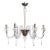 Murano Glass "Cristallo Puro" Chandelier For Sale - Image 10 of 10