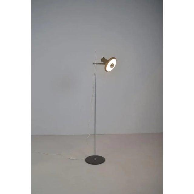 Danish floor lamp 'Optima 3' designed by Hans Due in 1972. The floor lamp was manufactured by the Danish quality company...