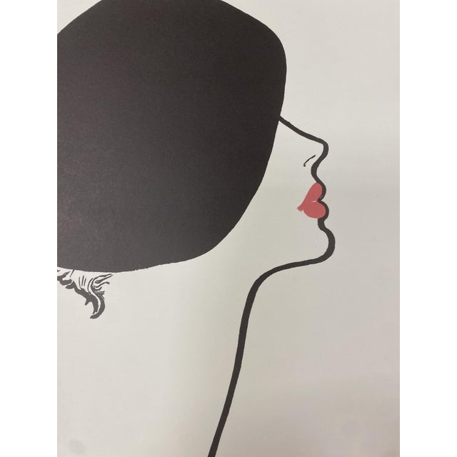 Vintage Offset Poster by René Gruau, 1970s For Sale - Image 11 of 12