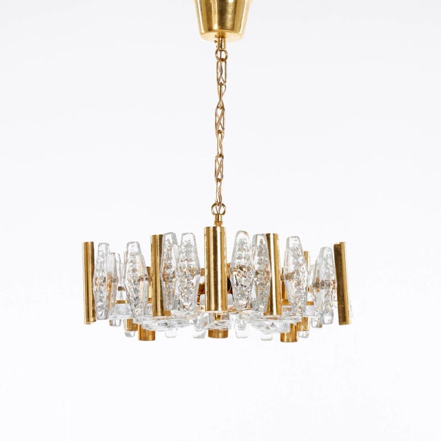 Orrefors Vintage Chandelier by Carl Fagerlund for Orrefors Glassworks For Sale - Image 4 of 4