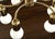 Metal Mid-Century Modern German Six-Light Polished Brass Ceiling Lamp, 1970s For Sale - Image 7 of 8