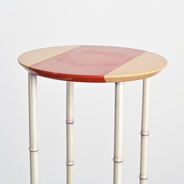 Polinio Pedestal Table by Andrea Branzi, 1990 For Sale - Image 4 of 13