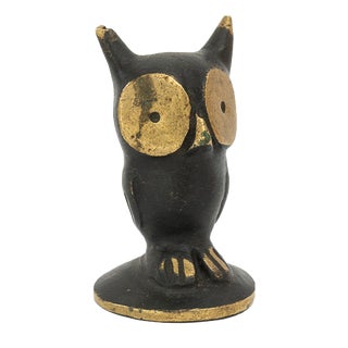Owl Figurine from Walter Bosse, 1950s For Sale