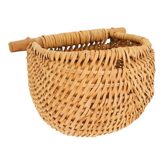 Vintage Wall Pocket Basket For Sale