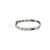 Mid-Century Modern 1930's 14k White Gold Synthetic Sapphire and Diamond Filigree Bracelet For Sale - Image 3 of 4