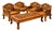 Wood Hand-Carved Teakwood Seating Set with Coffee Table, Indonesia, 1970s, Set of 5 For Sale - Image 7 of 7