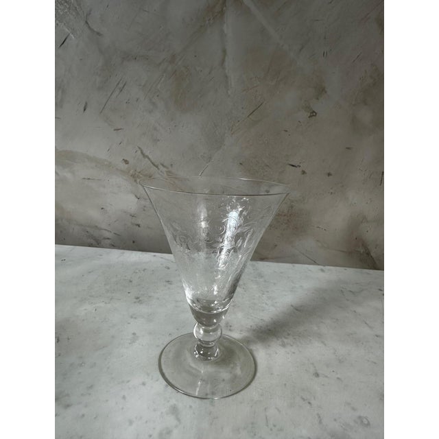 Vintage Crystal Glasses, 1940s, Set of 43 For Sale - Image 3 of 18