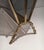 1940s Brass and faux bamboo magazine rack with tinted glass panels on each side. French For Sale - Image 9 of 10