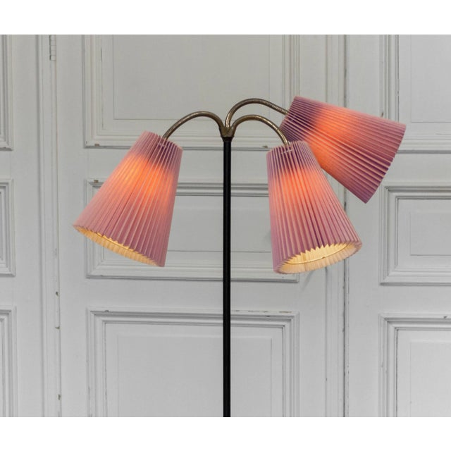 Vintage Floor Lamp in the style of Svenskt Tenn-Josef Frank For Sale - Image 4 of 7