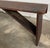 Antique Primitive Handmade Wood Farmhouse Style Bench For Sale - Image 9 of 11