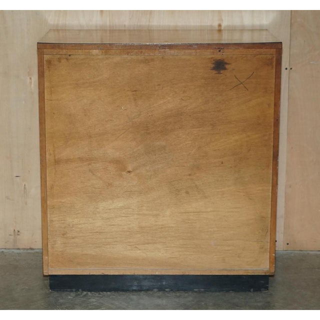 Light Oak Military Campaign Chest of Drawers with Drop Front, 1920s For Sale - Image 12 of 18