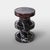 Contemporary Spira Rosso Levanto Stool by Etamorph For Sale - Image 3 of 9