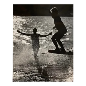 1980s Waterskiing Summer Photograph