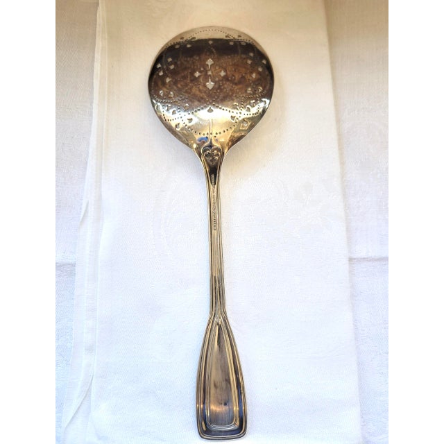 1920s Tiffany & Co. Saint Dunstan Sterling Server Set- 3 Pieces For Sale In Los Angeles - Image 6 of 12