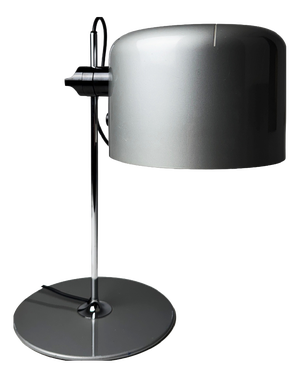 Vintage Italian Coupé Table Lamp by Joe Colombo for Oluce, 1970s