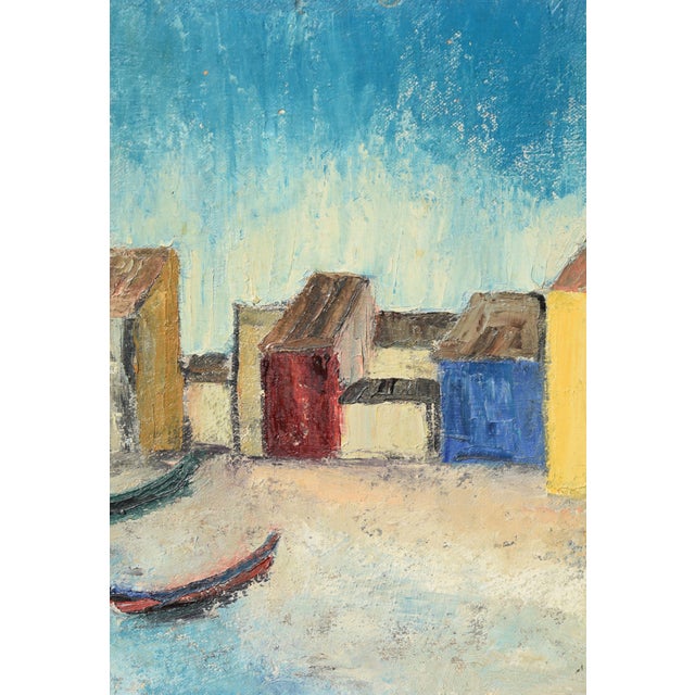 1950s Ludwig Straub, Gemälde, 1958, Oil Painting on Hardboard, Framed For Sale - Image 5 of 11