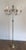 6 Lights Neoclassical Style Floor Lamp in Silver and Brass For Sale - Image 6 of 12