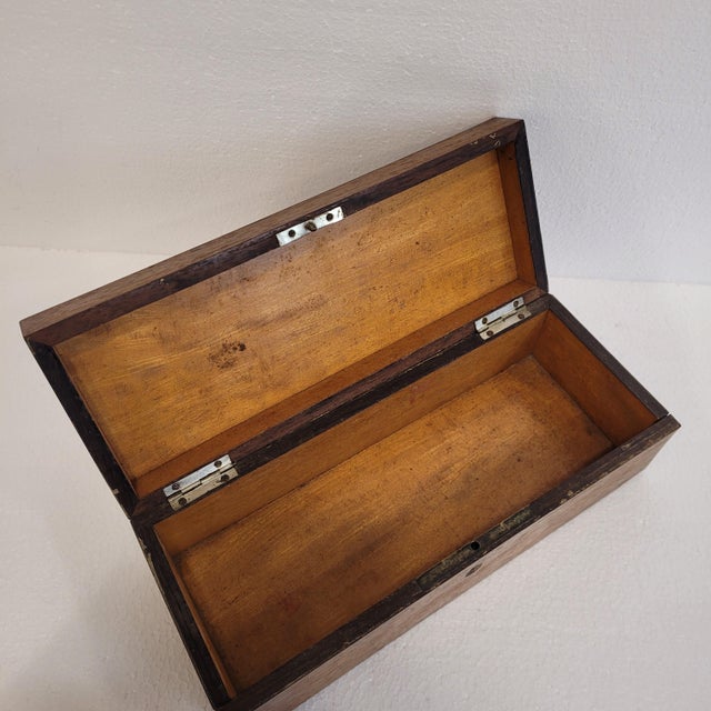 20th Century Glove Box in Rosewood, France, 1890s For Sale - Image 11 of 18