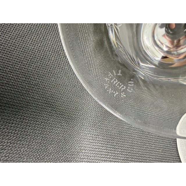 1990s 1990s Tiffany & Co. RCR Cut Crystal Newport Brandy Sniffers - Set of 2 For Sale - Image 5 of 5