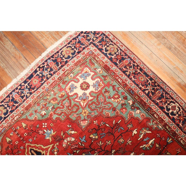 Antique Sarouk Ferehan Rug - 6'11" x 10' For Sale In New York - Image 6 of 12