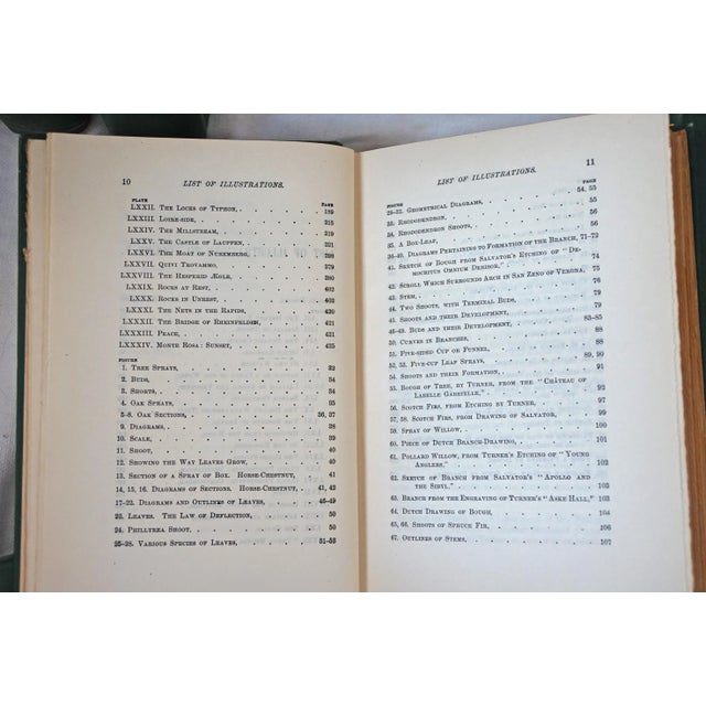 Works of Ruskin 12 Volume Set Cloth Covers With Gold Lettering, 1900s For Sale - Image 4 of 5