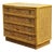 Rattan and Brass Chest of Drawers from Dal Vera, Italy, 1970s For Sale