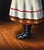 American Folk-Style Portrait of a Young Girl by S. Taylor — Oil on Canvas For Sale - Image 4 of 5