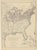 Antique Chart of the US Foreign Parentage, 1874 For Sale