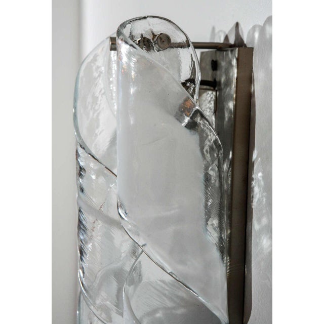 1970s Murano Art Glass Wall Sconce For Sale - Image 5 of 10