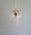 Scalloped Clear Crystal Pendant Light, 1890s For Sale - Image 4 of 11