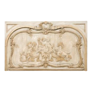 19th Century French "Putti" Panel, or Headboard!