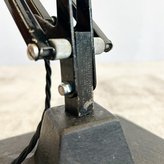 Metal Black Model 1209 Anglepoise Desk Lamp by Herbert Terry, 1930s For Sale - Image 7 of 12