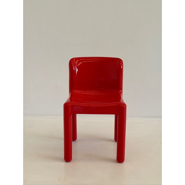 Model 4875 Dining Chairs by Carlo Bartoli for Kartell, 1970s, Set of 5 For Sale - Image 9 of 14