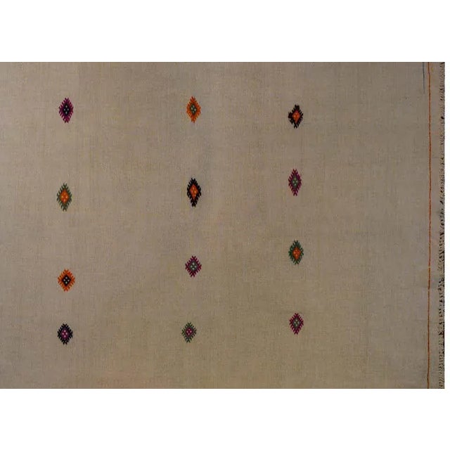 Vintage Konya Kilim Rug For Sale - Image 4 of 11