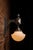 American Vintage Municipal Light Sconce With Milk Glass Shade For Sale - Image 3 of 9