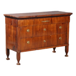 Empire Mahogany Chest of Drawers For Sale