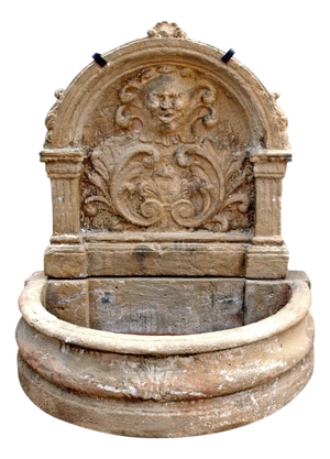Antique Italian Fountain, Malta, Late 19th Century