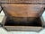 Antique French Normandy Carved Oak Bench Chest For Sale - Image 11 of 11
