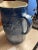Farmhouse Antique North Star Blue and White Stoneware Pitcher For Sale - Image 3 of 9
