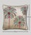 Transform your luxury bedroom or sofa with this stunning tropical pillow cover featuring an exquisitely embroidered palm...