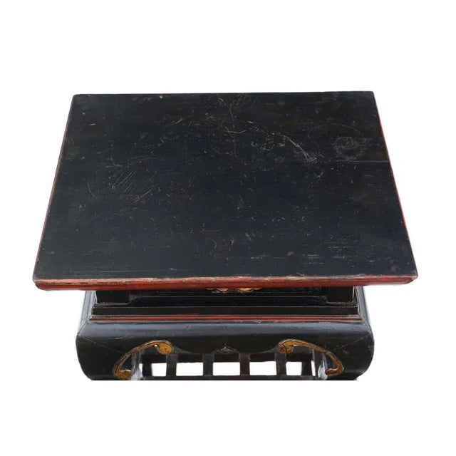 1920s Chinese Painted Side Table, 1920s For Sale - Image 5 of 6