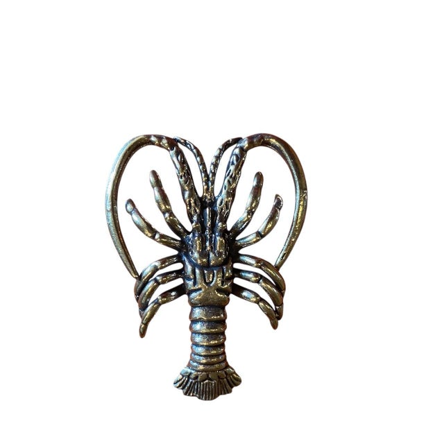 1960s Art Deco Lobster Knife Rests, 1960s, Set of 12 For Sale - Image 5 of 8