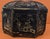 Late 19th Century Antique Chinese Export Black Lacquer Gilt Decorated Domed Box For Sale - Image 5 of 11