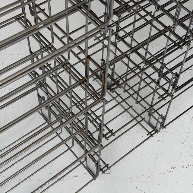 1990s Chrome Modular Shelving System For Sale - Image 9 of 11