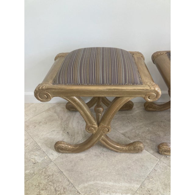 French Regency Ottomans - A Pair For Sale - Image 10 of 10