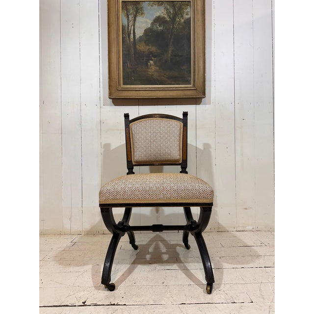 Antique Aesthetic Movement Chairs in the style of James Lamb of Manchester, 1876, Set of 2 For Sale - Image 10 of 14