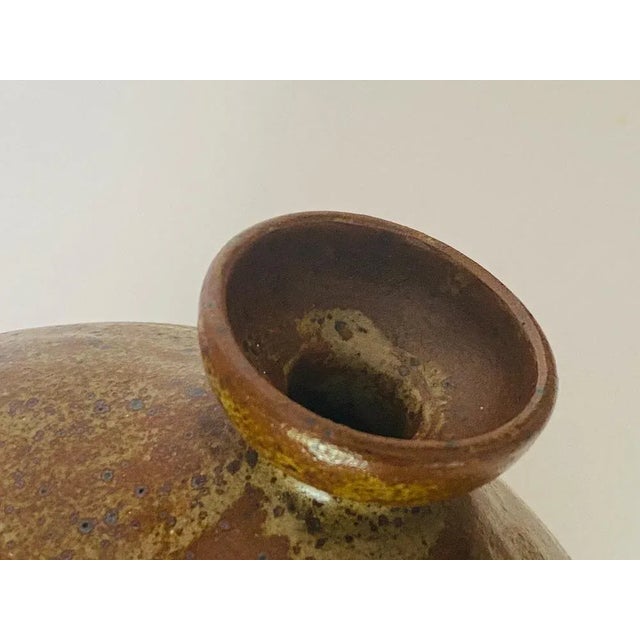 Stone Mid-Century French Provincial Stoneware Pottery Jar For Sale - Image 7 of 12