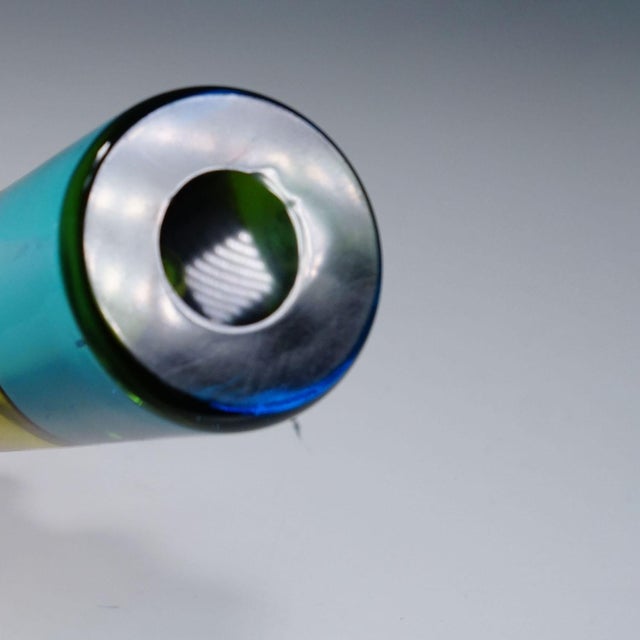 Salviati Vintage Murano Sommerso Glass Vase by Salviati & Co. Ca. 1960 For Sale - Image 4 of 5