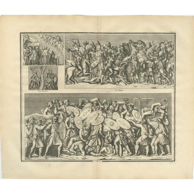 Montfaucon, Siege Scene with Overlapping Shields at a Wall, Trajans ...