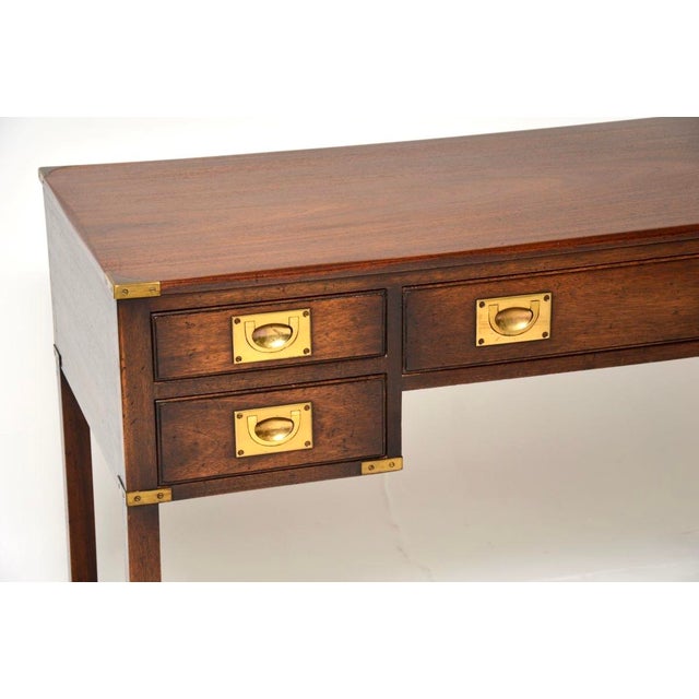Military Campaign Desk, 1930s For Sale - Image 10 of 12